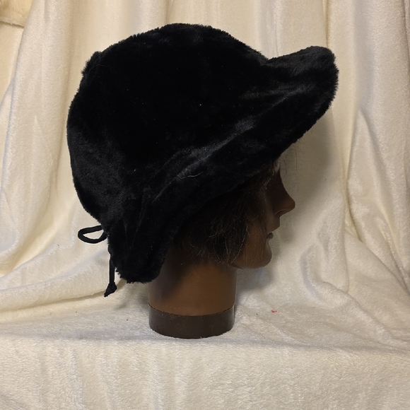 Source Unknown Black Faux Fur Hat - Picture 4 of 7